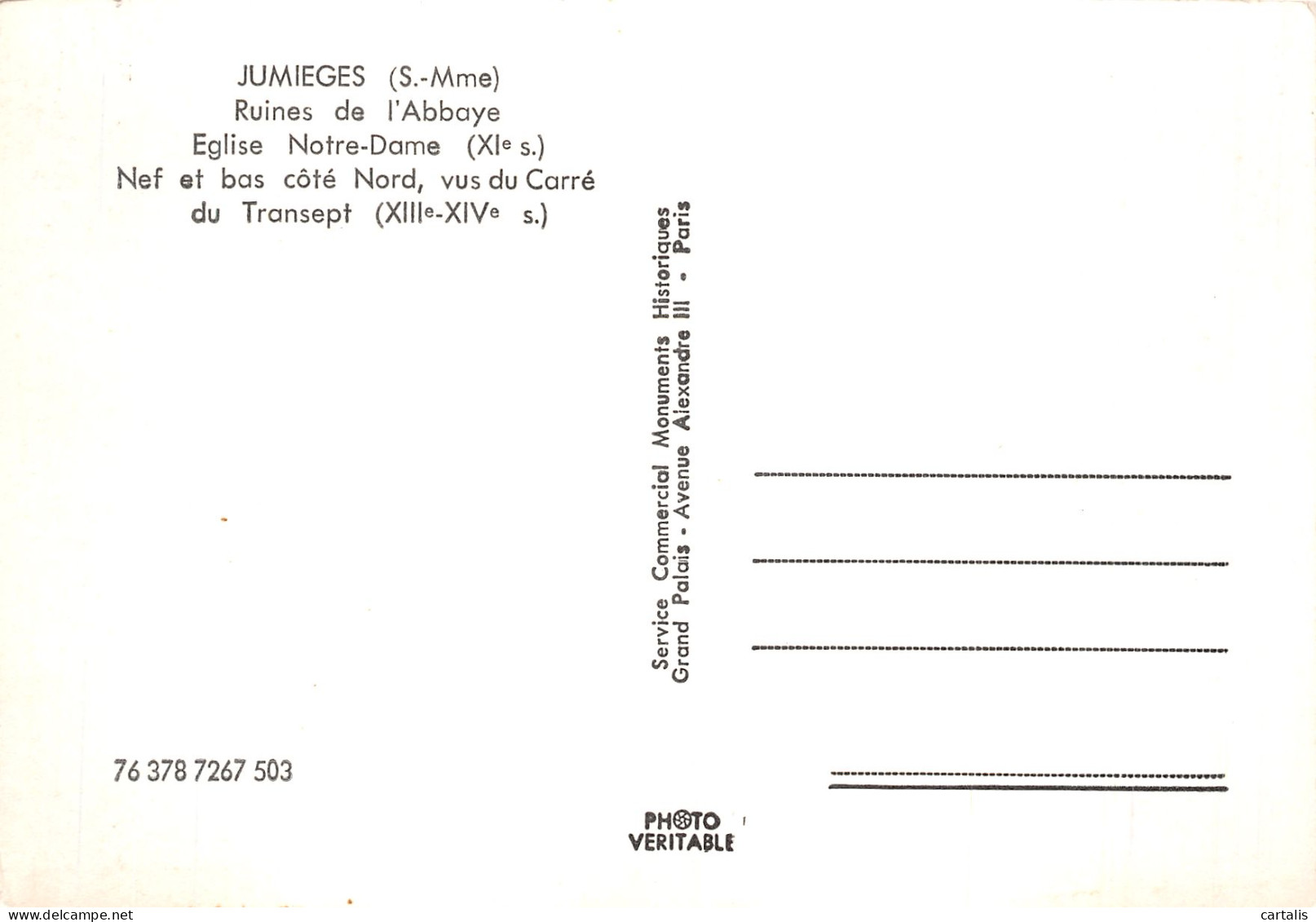 76-JUMIEGES-N° 4452-B/0245 - Jumieges