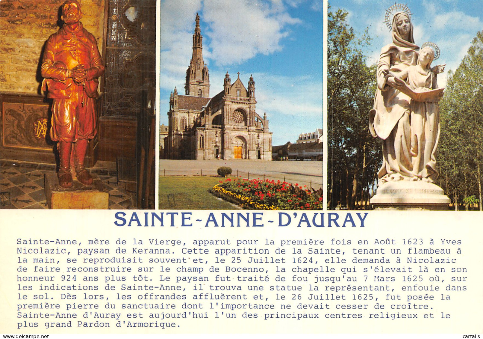 56-SAINTE ANNE D AURAY-N° 4452-B/0097 - Sainte Anne D'Auray