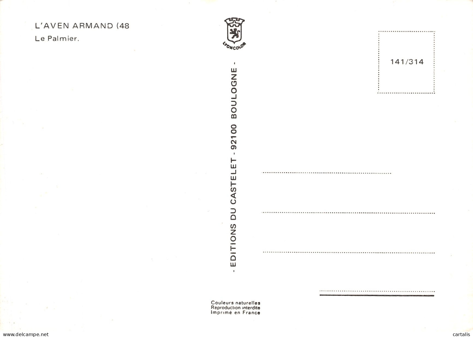 48-L AVEN ARMAND-N° 4452-B/0023 - Andere & Zonder Classificatie