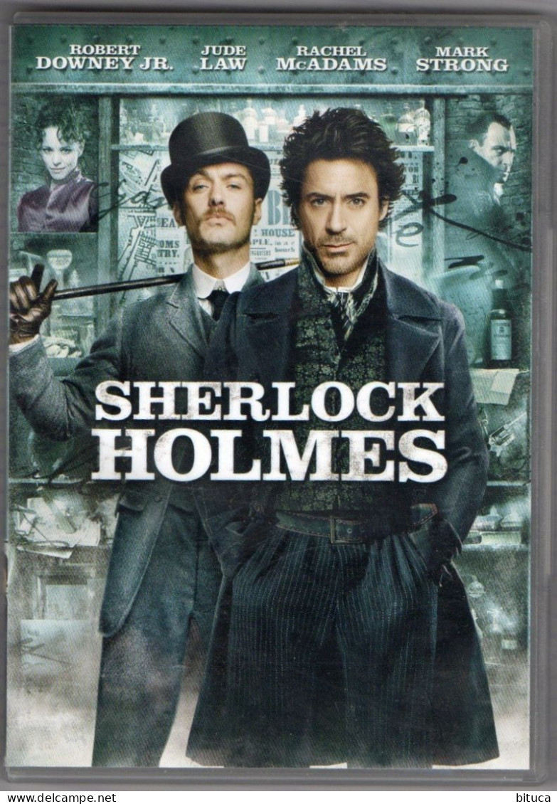 DVD SHERLOCK HOLMES ROBERT DOWNEY JR JUDE LAW TRèS BON ETAT - Action, Adventure