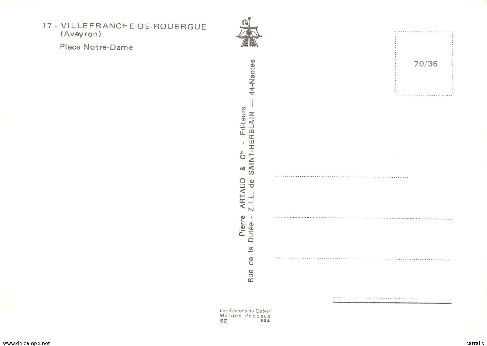 12-VILLEFRANCHE DE ROUERGUE-N° 4452-A/0117 - Villefranche De Rouergue