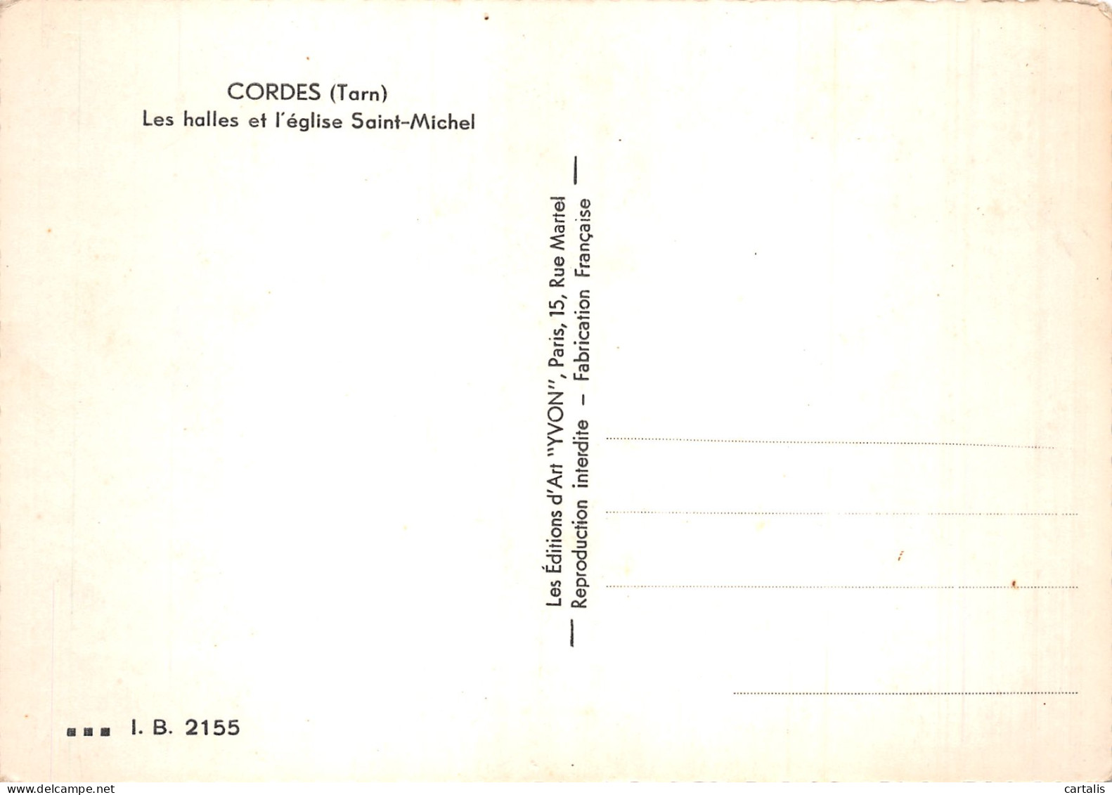 81-CORDES-N° 4452-A/0099 - Cordes