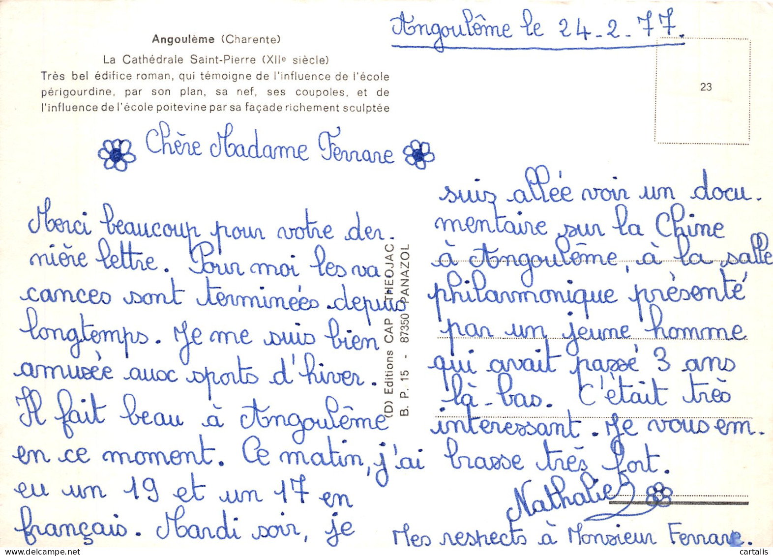 16-ANGOULEME-N° 4452-A/0065 - Angouleme