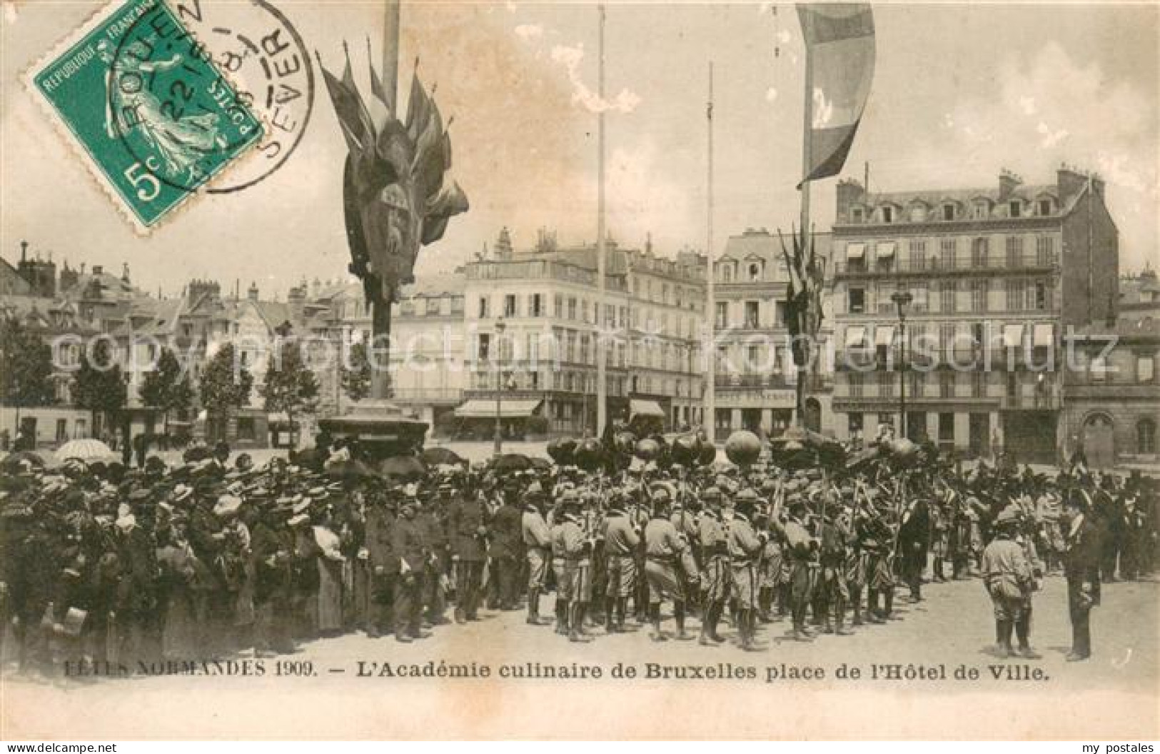 73675962 Bruxelles Bruessel Festes Normandes 1909 L’Academie Culinaire De Bruxel - Altri & Non Classificati