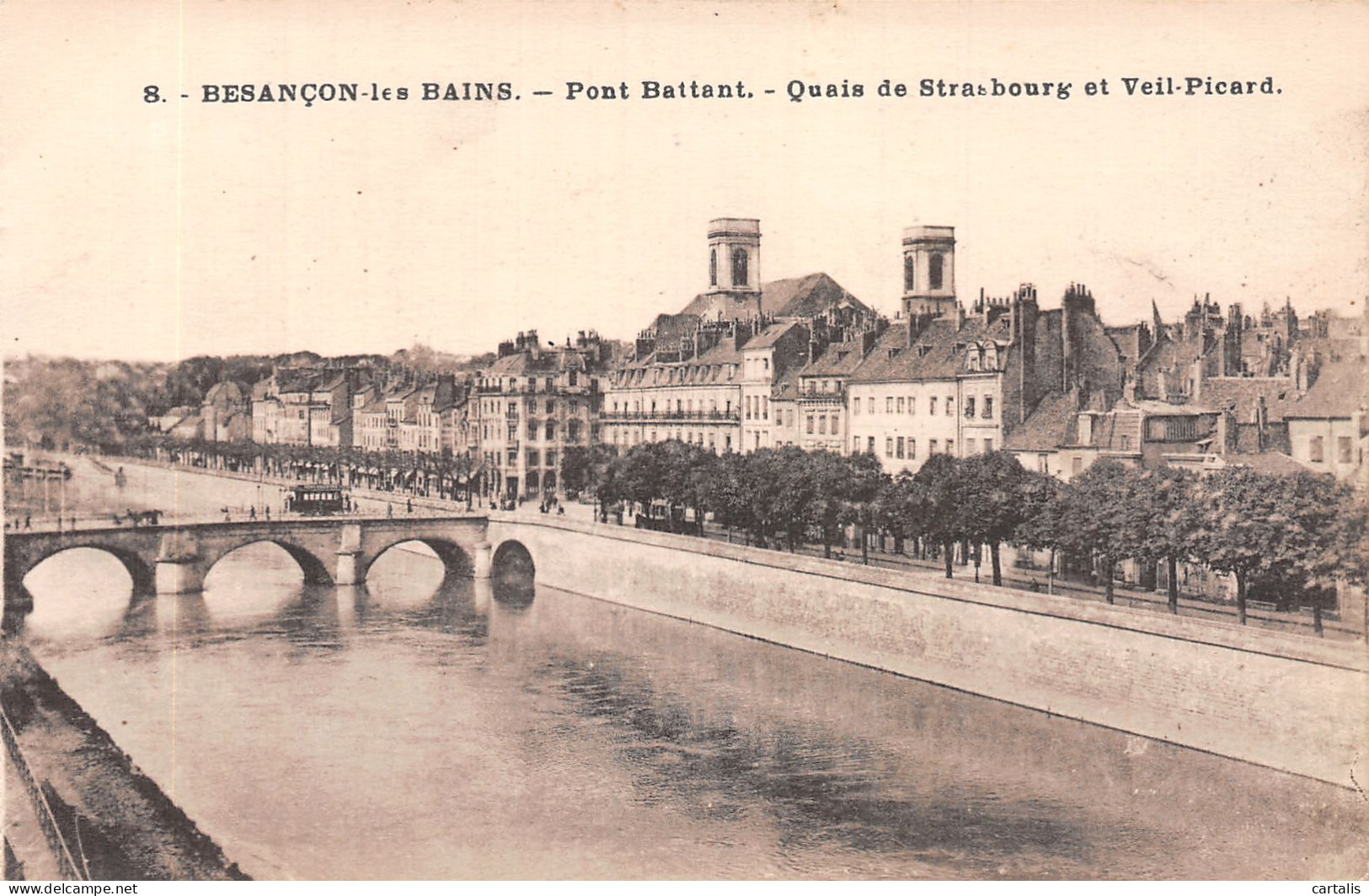 25-BESANCON LES BAINS-N° 4451-E/0325 - Besancon