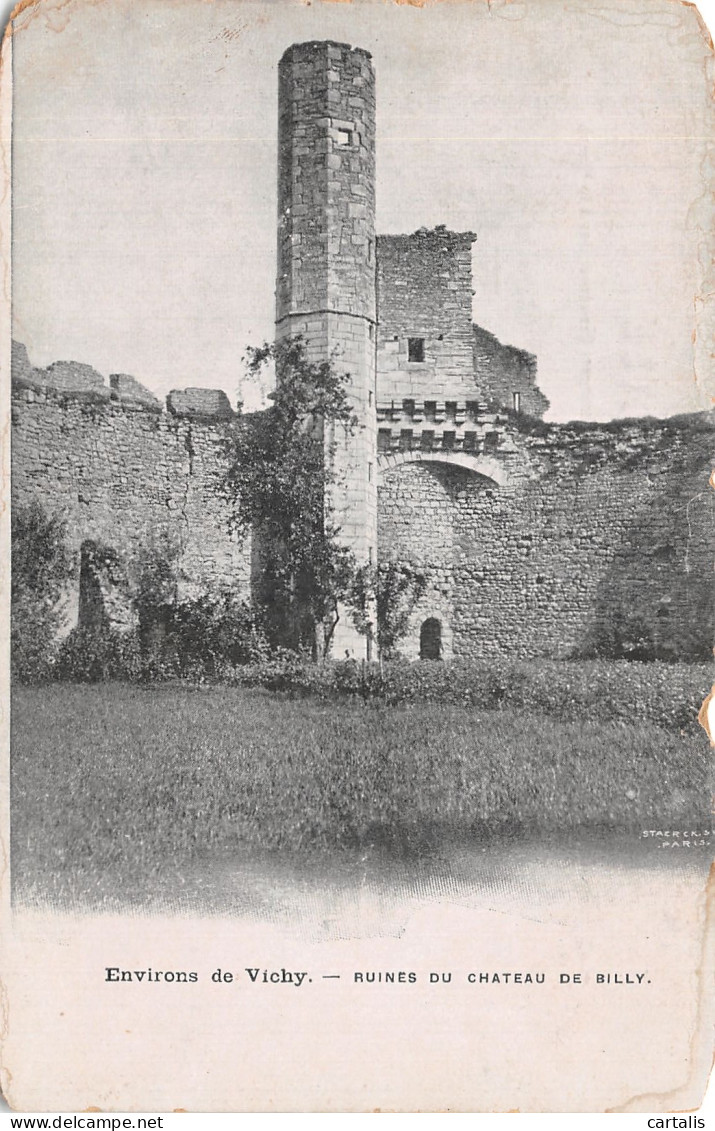 03-RUINES DU CHATEAU DE BILLY-N° 4452-E/0271 - Other & Unclassified