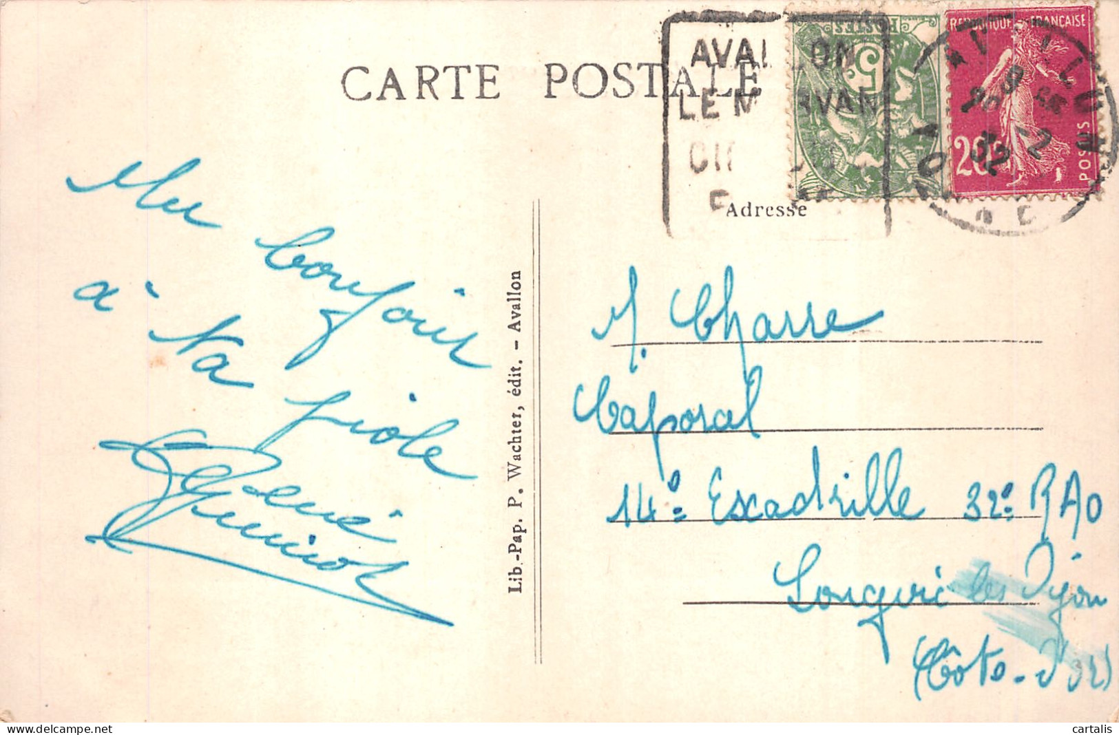 89-AVALLON-N° 4452-E/0021 - Avallon