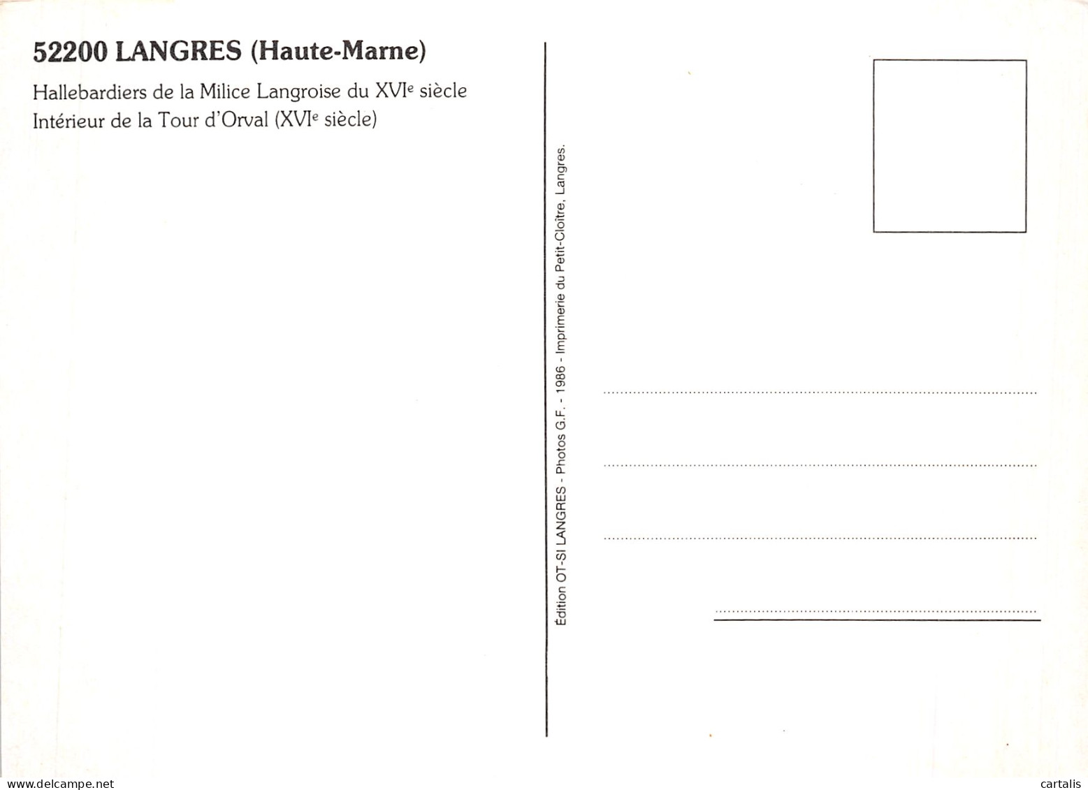 52-LANGRES-N° 4452-D/0279 - Langres