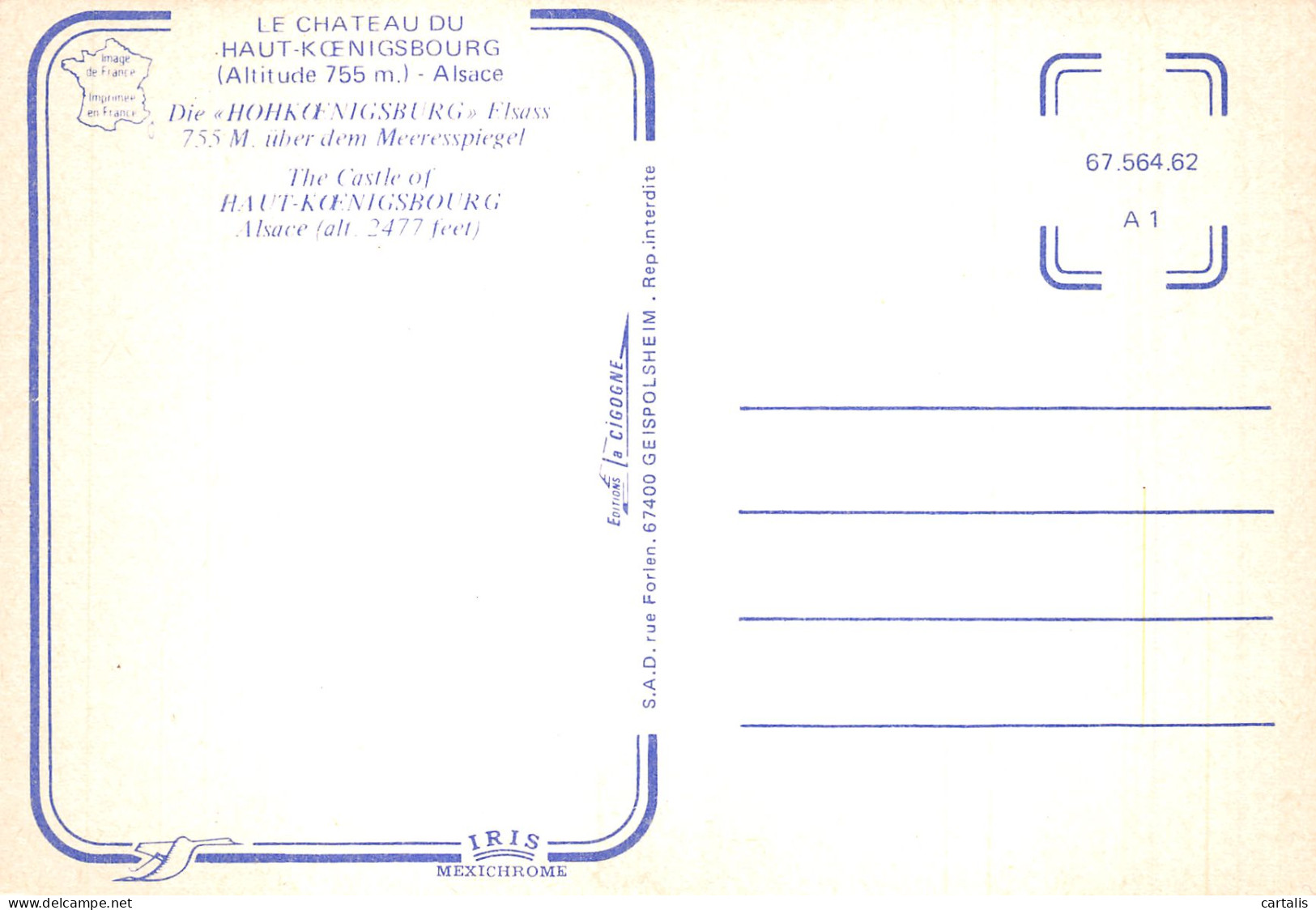 67-HAUT KOENIGSBOURG-N° 4452-D/0151 - Other & Unclassified