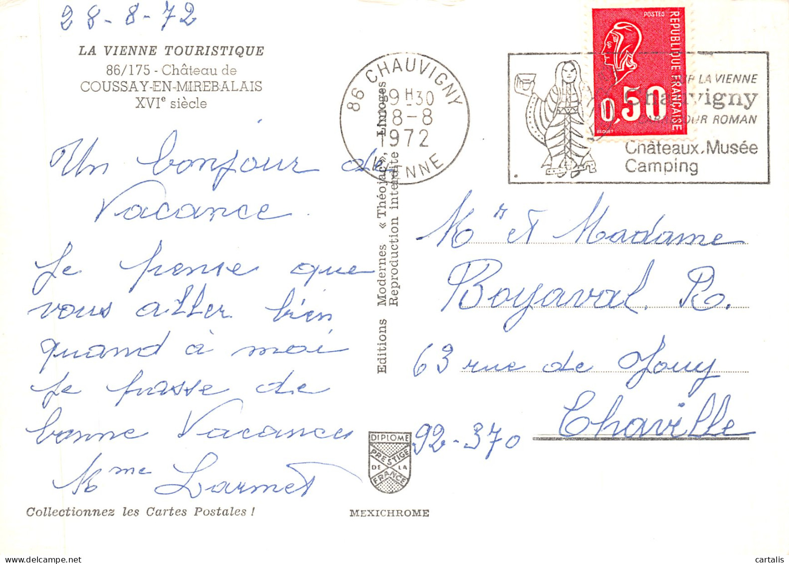 86-COUSSAY EN MIREBALAIS-N° 4452-D/0025 - Sonstige & Ohne Zuordnung