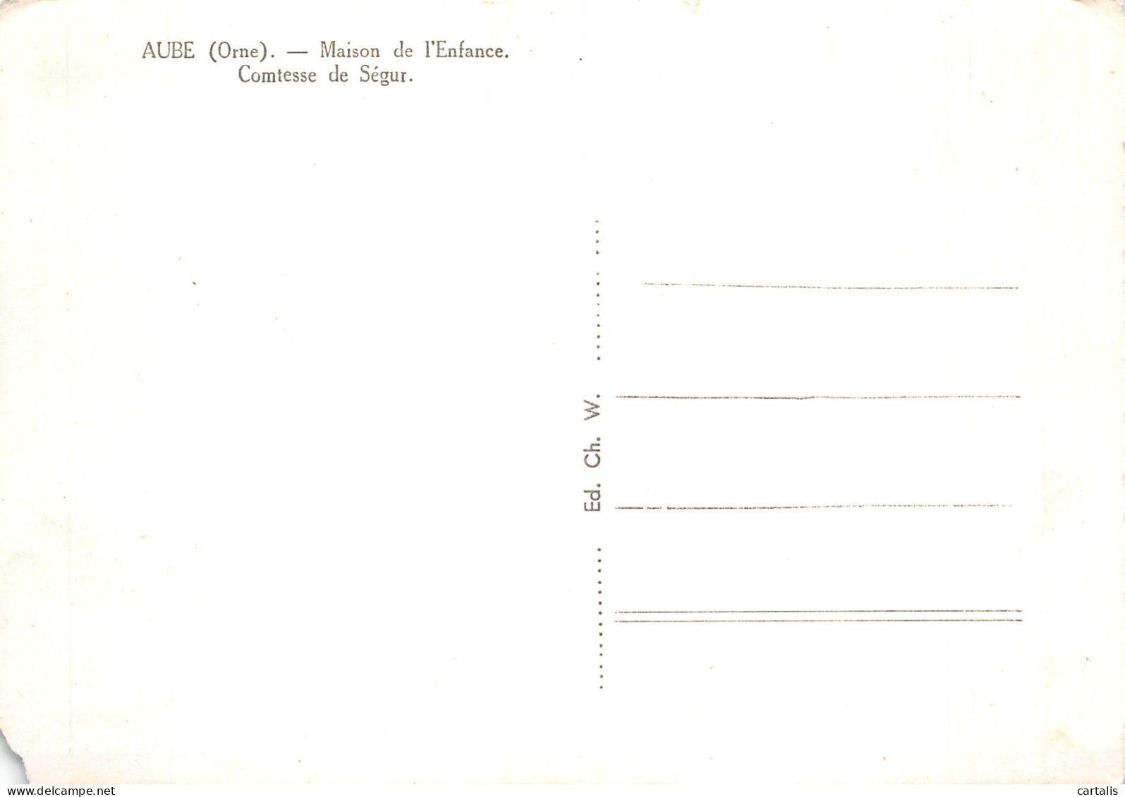 61-AUBE-N° 4452-C/0385 - Other & Unclassified