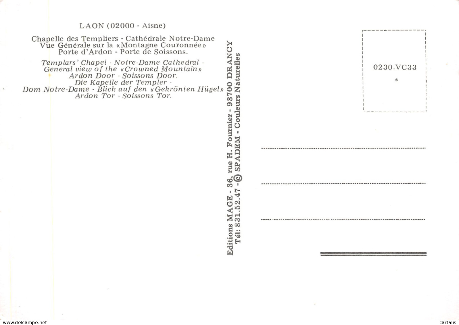 02-LAON-N° 4452-C/0287 - Laon