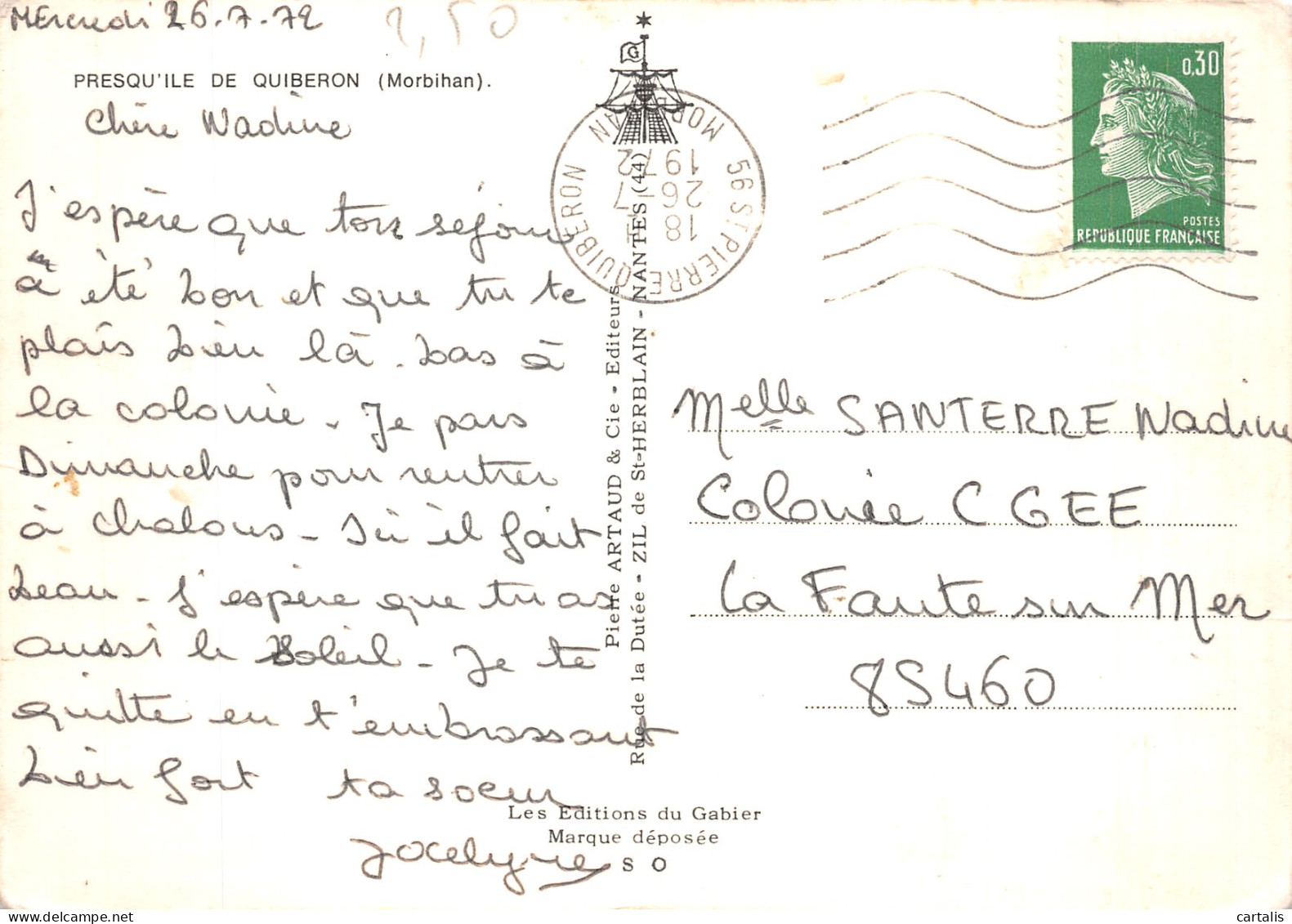 56-QUIBERON-N° 4452-C/0261 - Quiberon