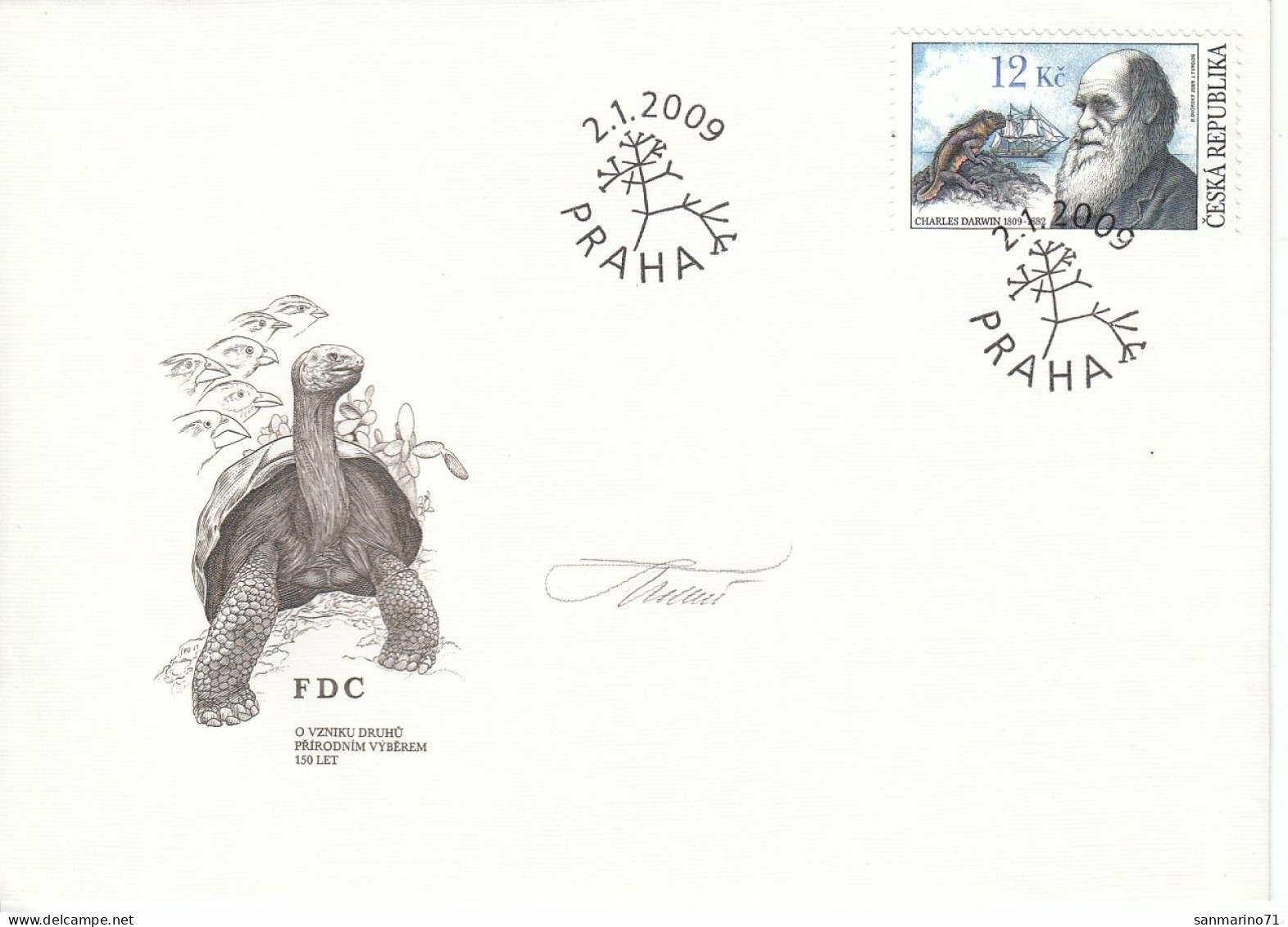 FDC CZECH REPUBLIC 585 - Other & Unclassified