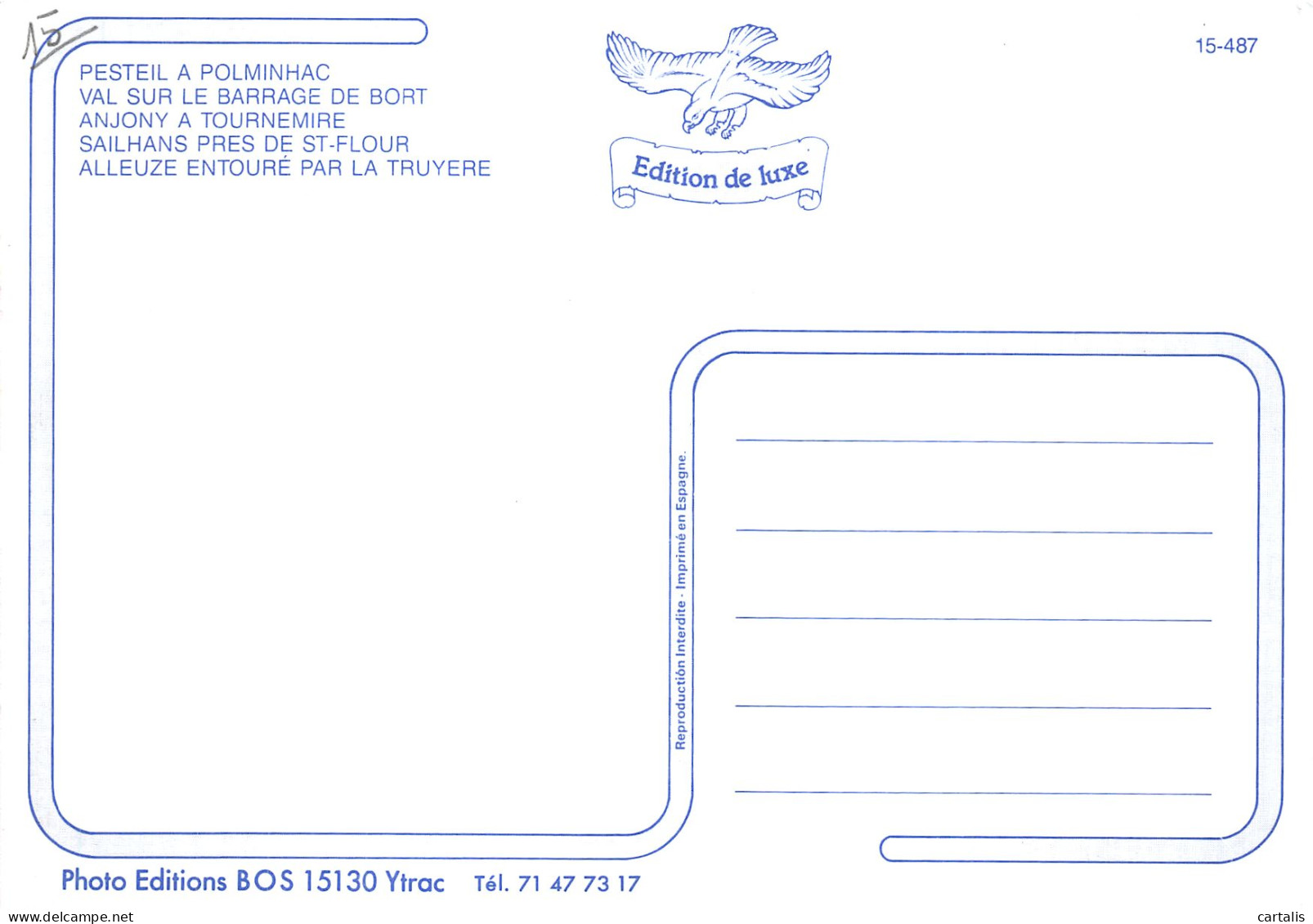 15-CHATEAUX DU CANTAL-N° 4453-B/0359 - Other & Unclassified