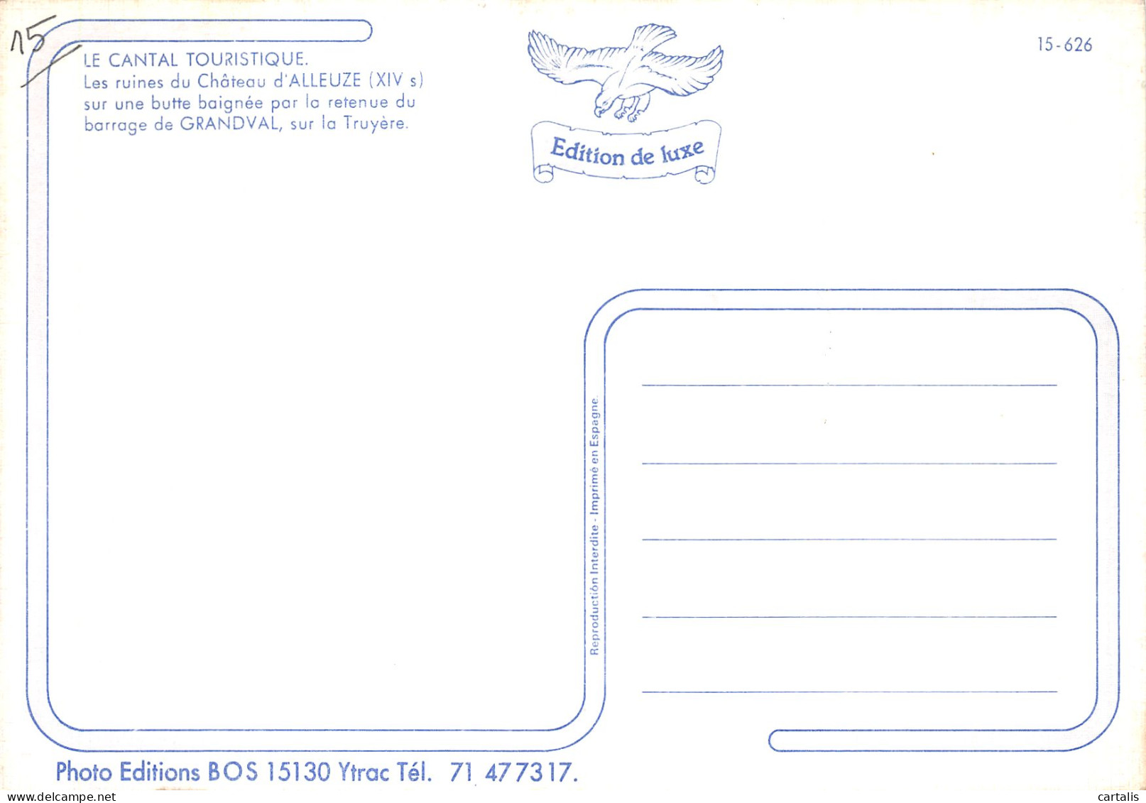 15-ALLEUZE-N° 4453-B/0351 - Other & Unclassified