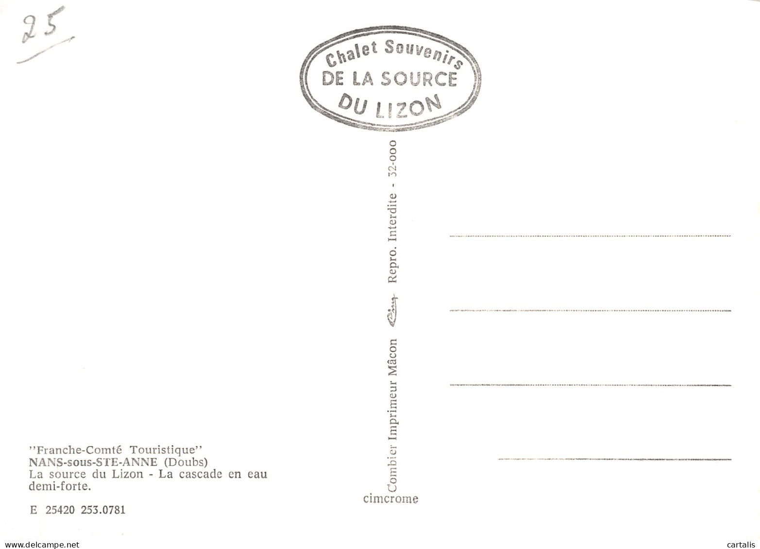 25-NANS SOUS SAINTE ANNE-N° 4453-B/0303 - Sonstige & Ohne Zuordnung