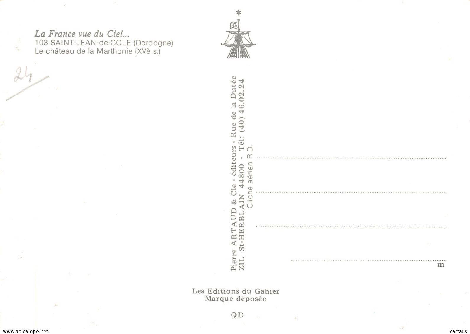 24-SAINT JEAN DE COLE-N° 4453-B/0255 - Sonstige & Ohne Zuordnung