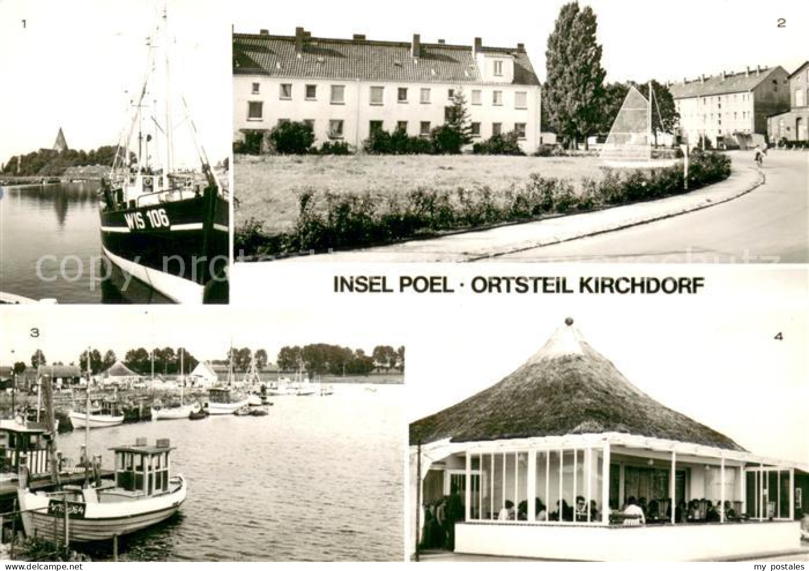 73675864 Kirchdorf Insel Poel Hafen Wismarsche Strasse Hafen Gaststaette Hafenpa - Other & Unclassified