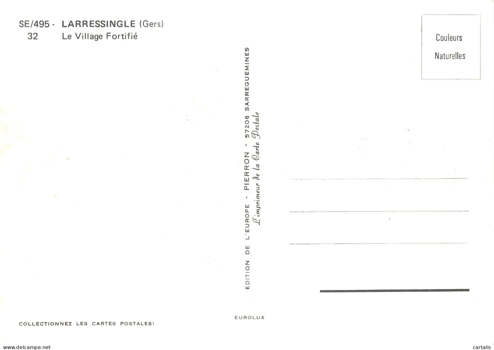 32-LARRESSINGLE-N° 4453-B/0087 - Sonstige & Ohne Zuordnung