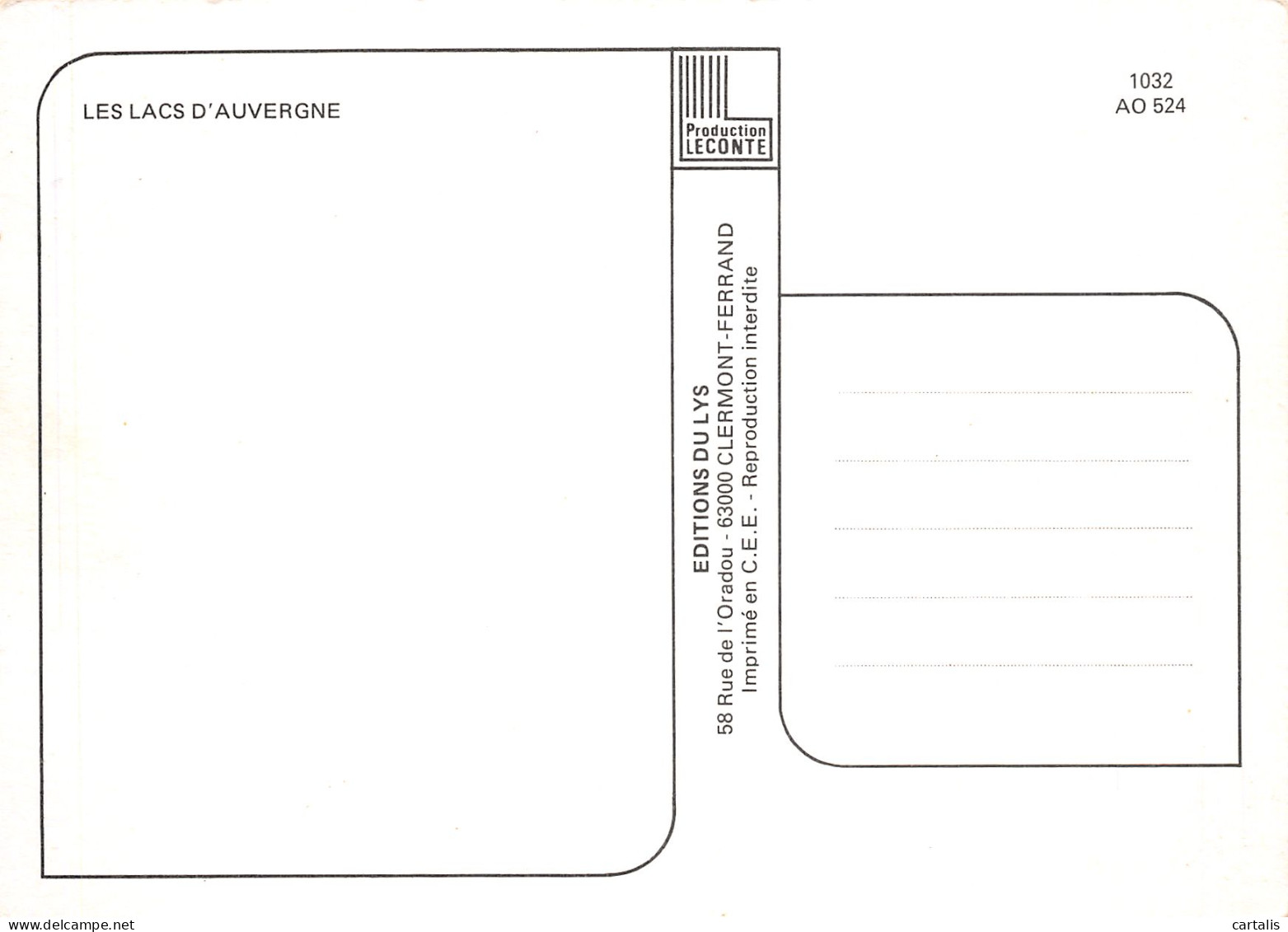 63-LACS D AUVERGNE-N° 4453-B/0045 - Other & Unclassified