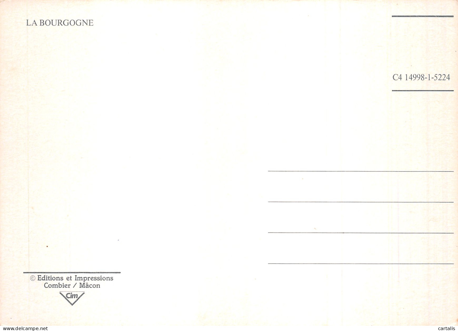 89-LA BOURGOGNE-N° 4453-A/0383 - Sonstige & Ohne Zuordnung