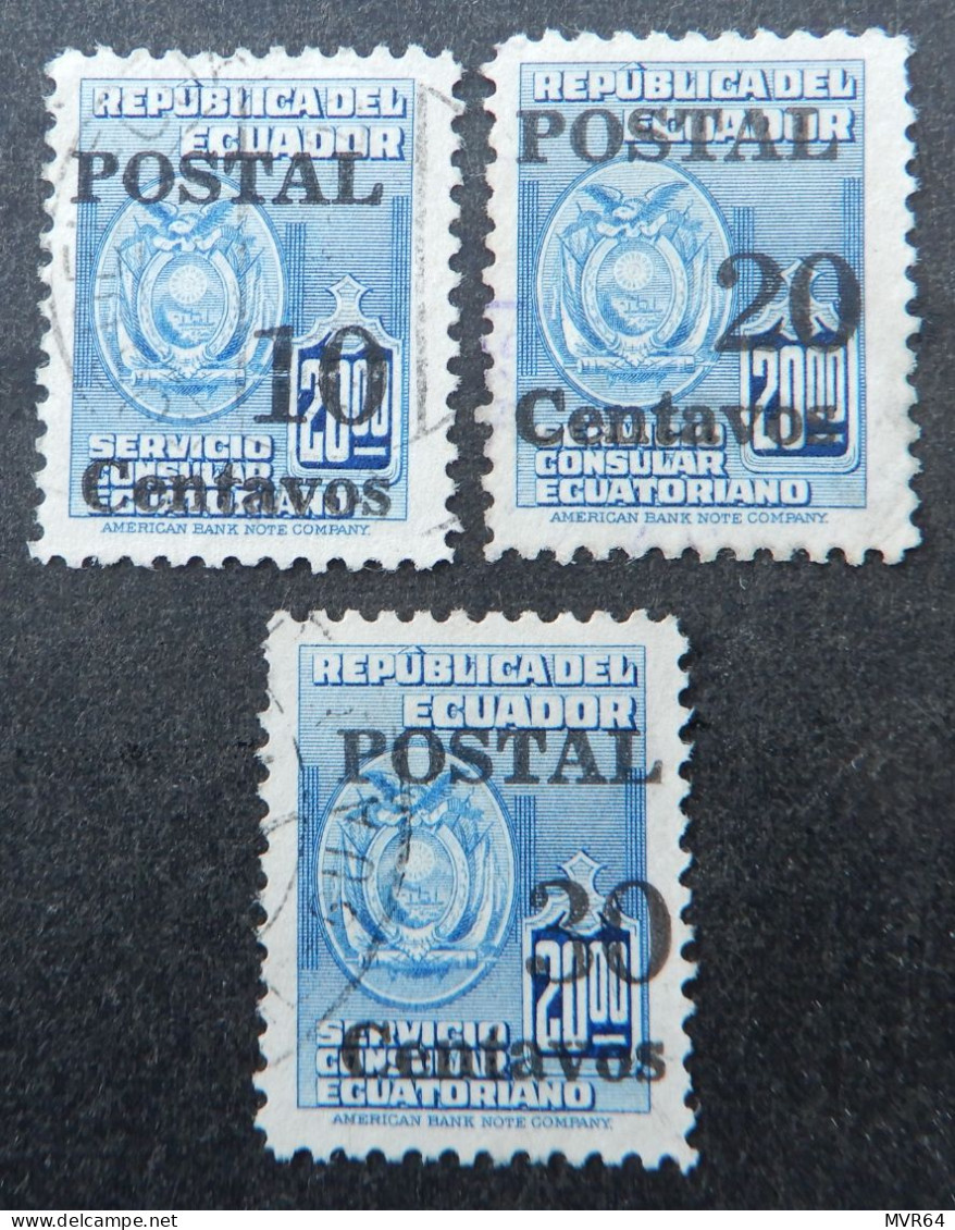 Ecuador 1952 (1) Consular Service Stamp - Ecuador