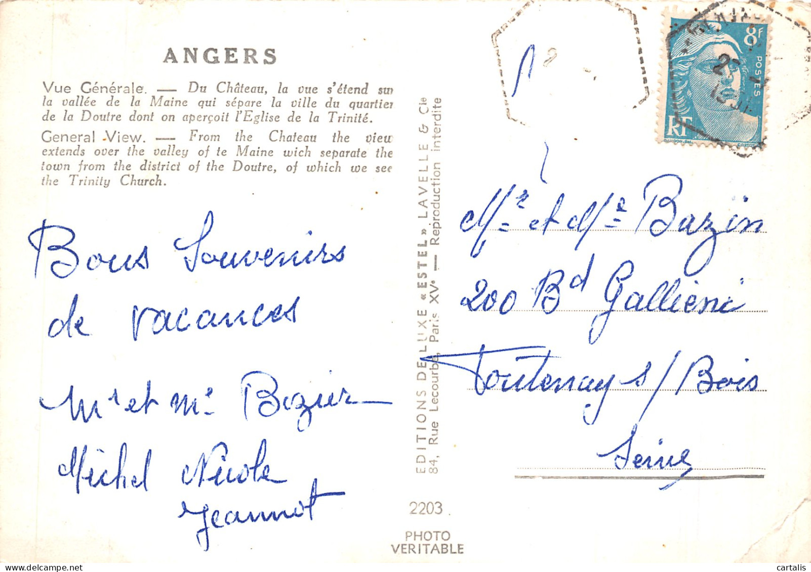 49-ANGERS-N° 4453-A/0135 - Angers
