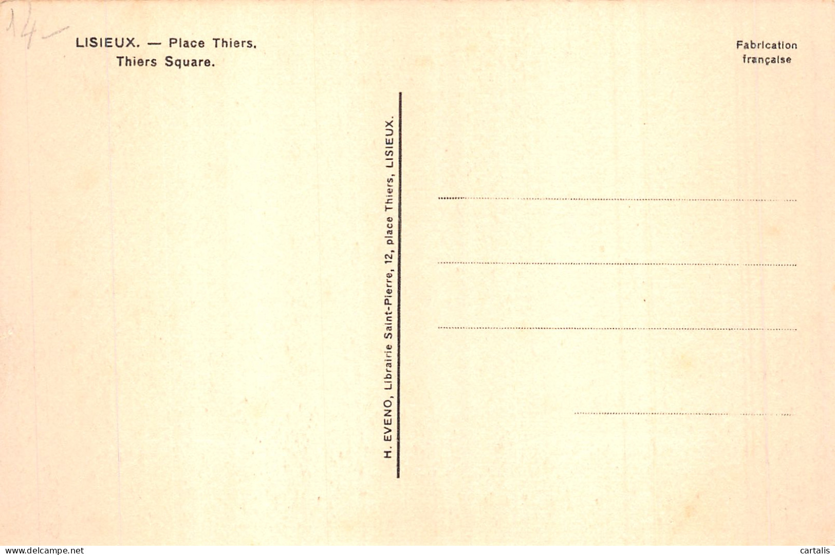 14-LISIEUX-N° 4453-E/0307 - Lisieux