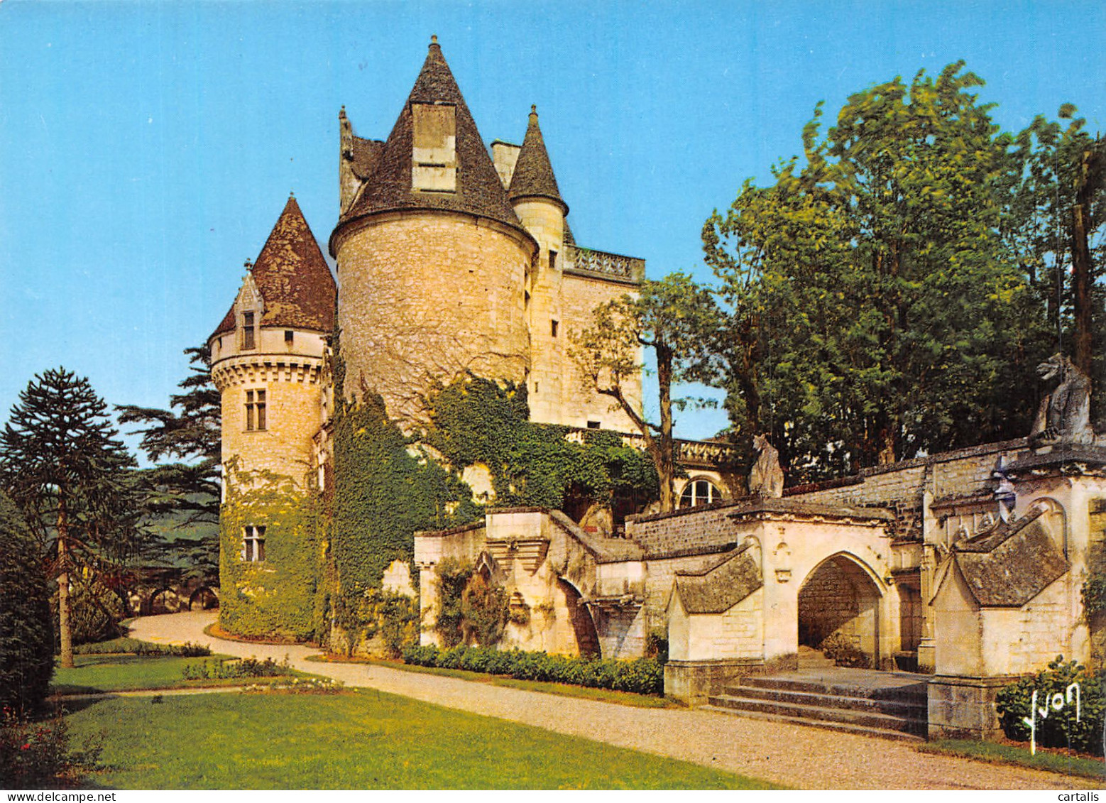 24-CASTELNAUD CHATEAU DES MILANDES-N° 4453-D/0349 - Sonstige & Ohne Zuordnung