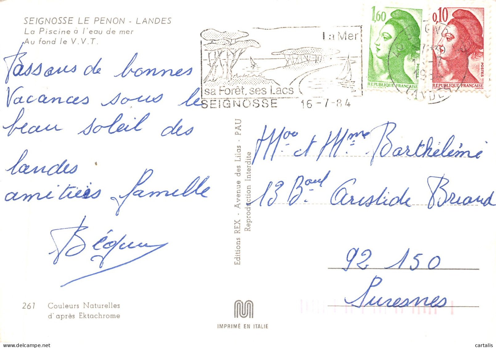 40-SEIGNOSSE LE PENON-N° 4453-D/0035 - Sonstige & Ohne Zuordnung