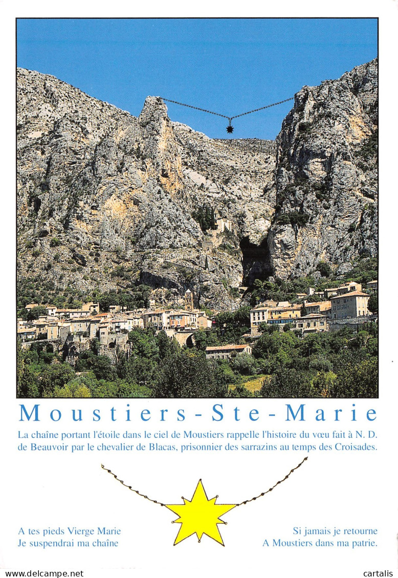 04-MOUSTIERS SAINTE MARIE-N° 4453-D/0021 - Other & Unclassified