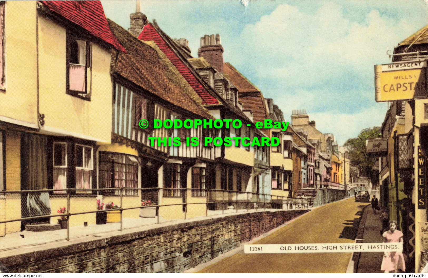 R558230 12261. Old Houses. High Street. Hastings. Norman. Shoesmith And Etheridg - Monde