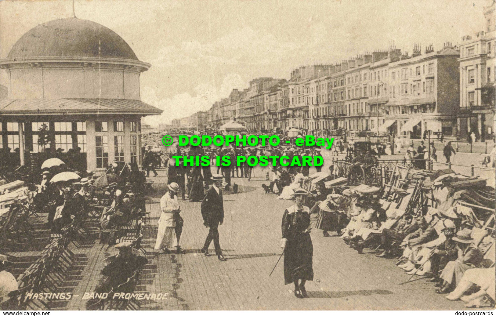 R558231 Hastings. Band Promenade. 1919 - Monde