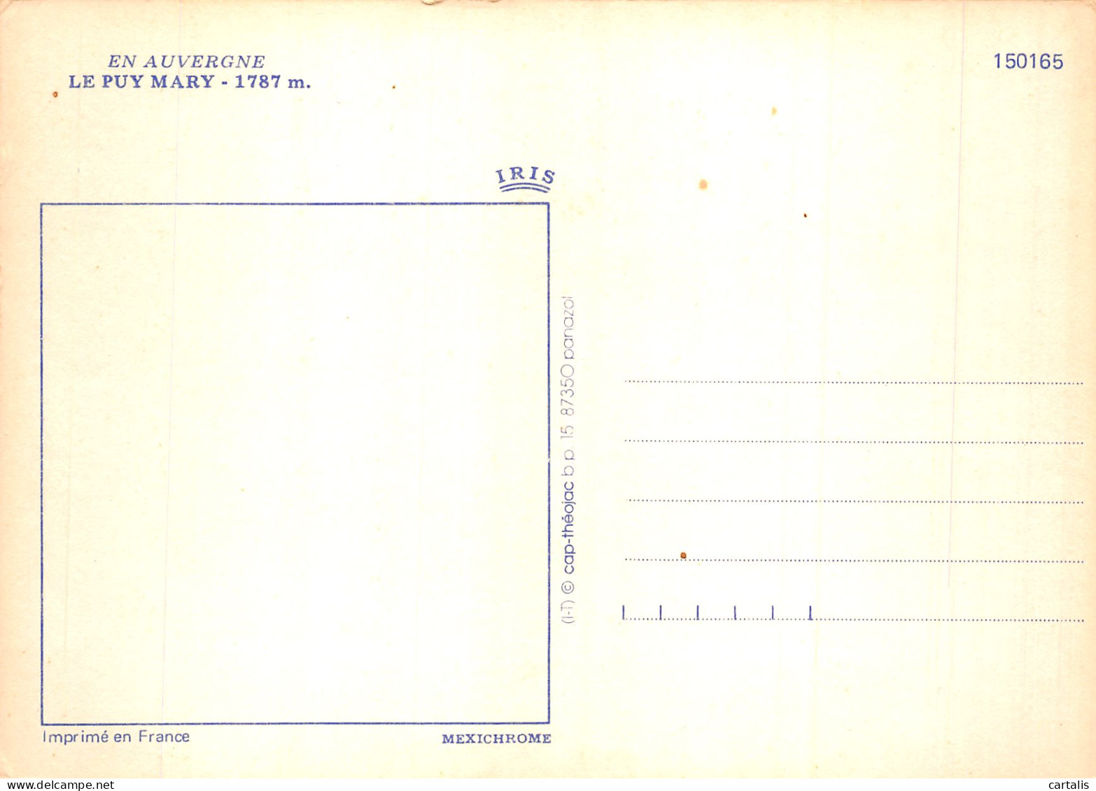 15-PUY MARY-N° 4454-C/0185 - Other & Unclassified