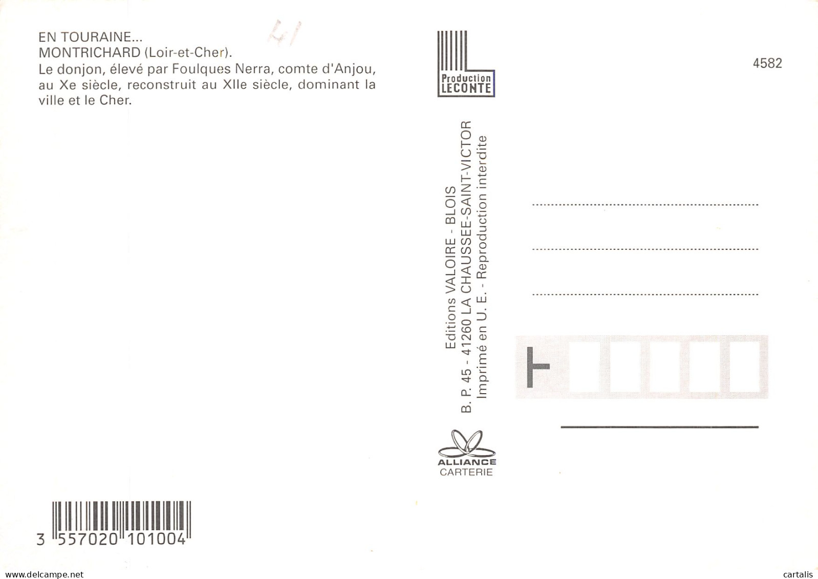 41-MONTRICHARD-N° 4454-C/0115 - Montrichard