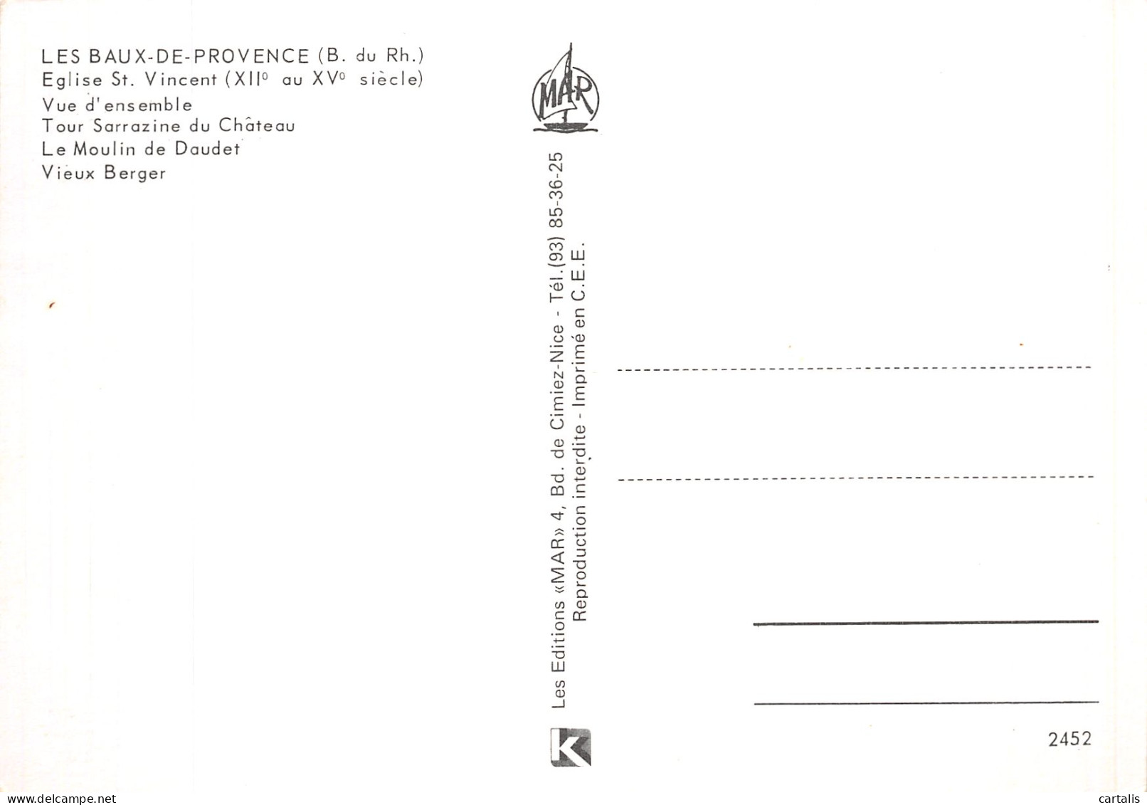 13-LES BAUX DE PROVENCE-N° 4454-C/0083 - Les-Baux-de-Provence