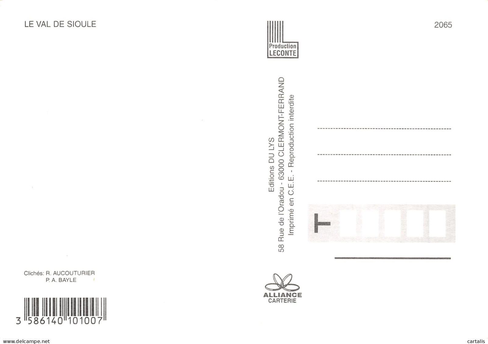 03-LE VAL DE SIOULE-N° 4454-C/0007 - Other & Unclassified