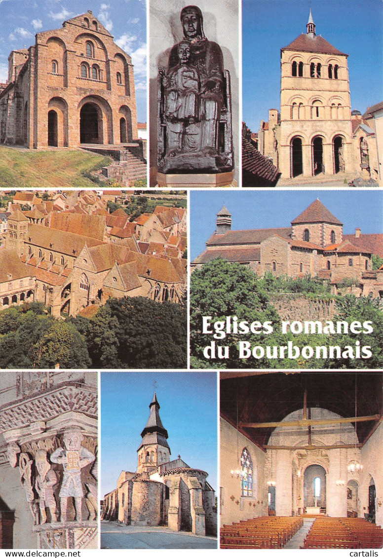 03-EGLISES ROMANES DU BOURBONNAIS-N° 4454-B/0397 - Other & Unclassified
