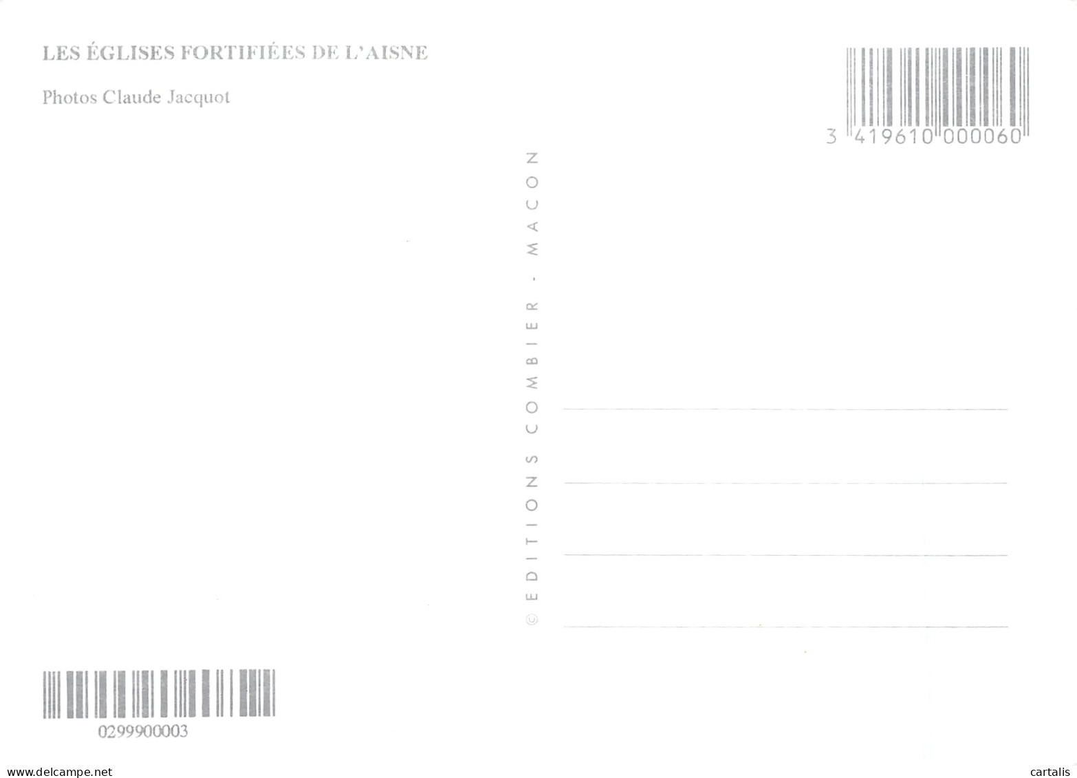 02-EGLISES FORTIFIEES DE L AISNE-N° 4454-B/0369 - Sonstige & Ohne Zuordnung