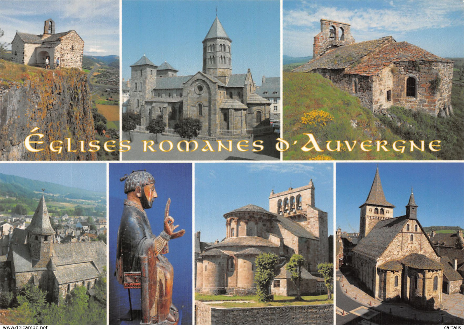 15-EGLISES ROMANES EN AUVERGNE-N° 4454-B/0353 - Other & Unclassified