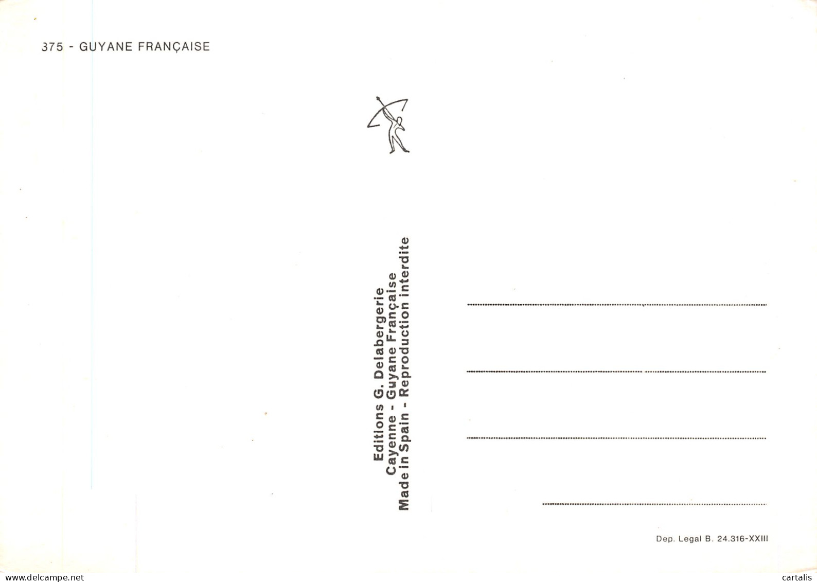 973-GUYANE FRANCAISE-N° 4454-B/0329 - Autres & Non Classés
