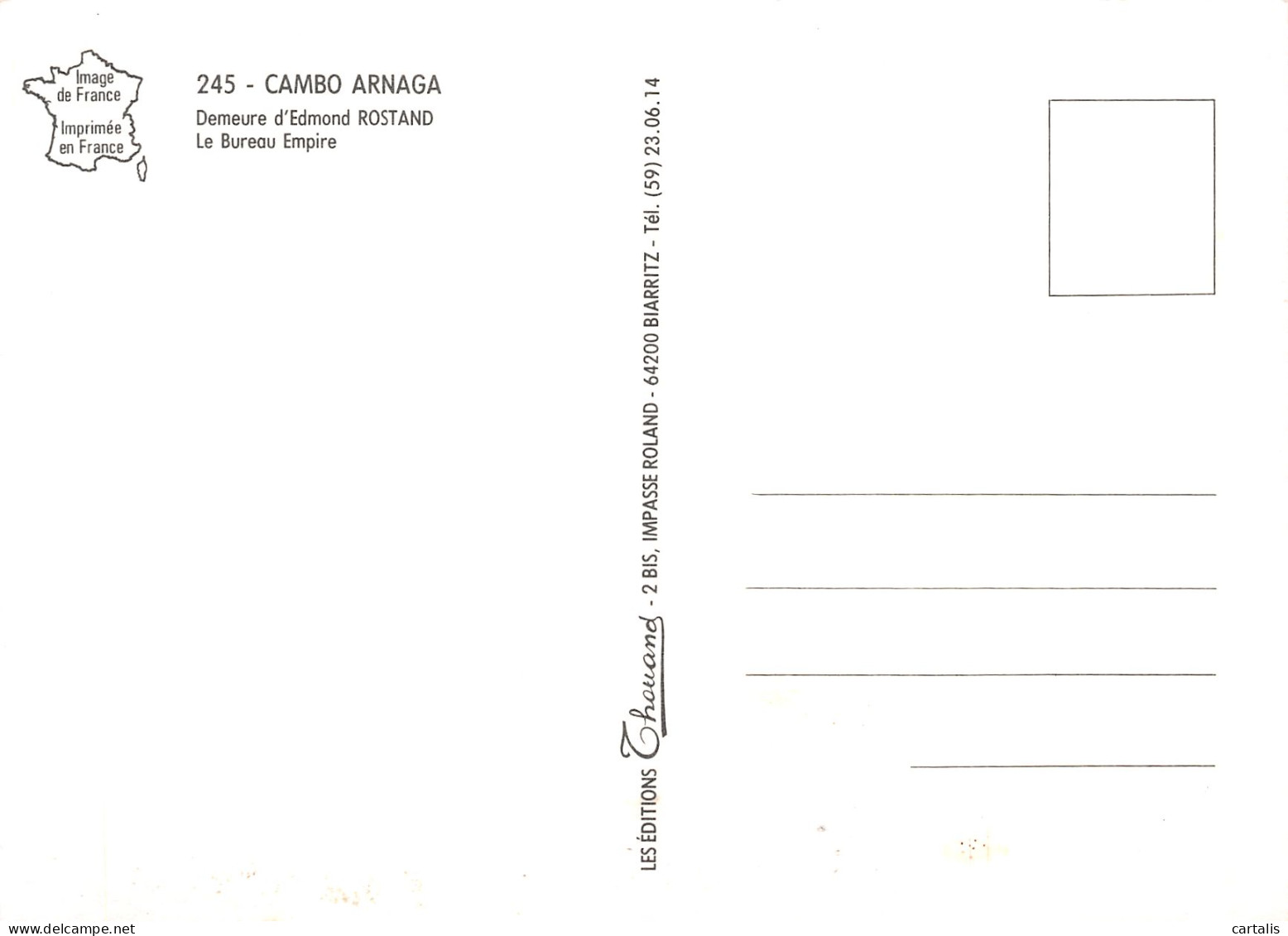 64-CAMBO ARNAGA-N° 4454-B/0247 - Andere & Zonder Classificatie