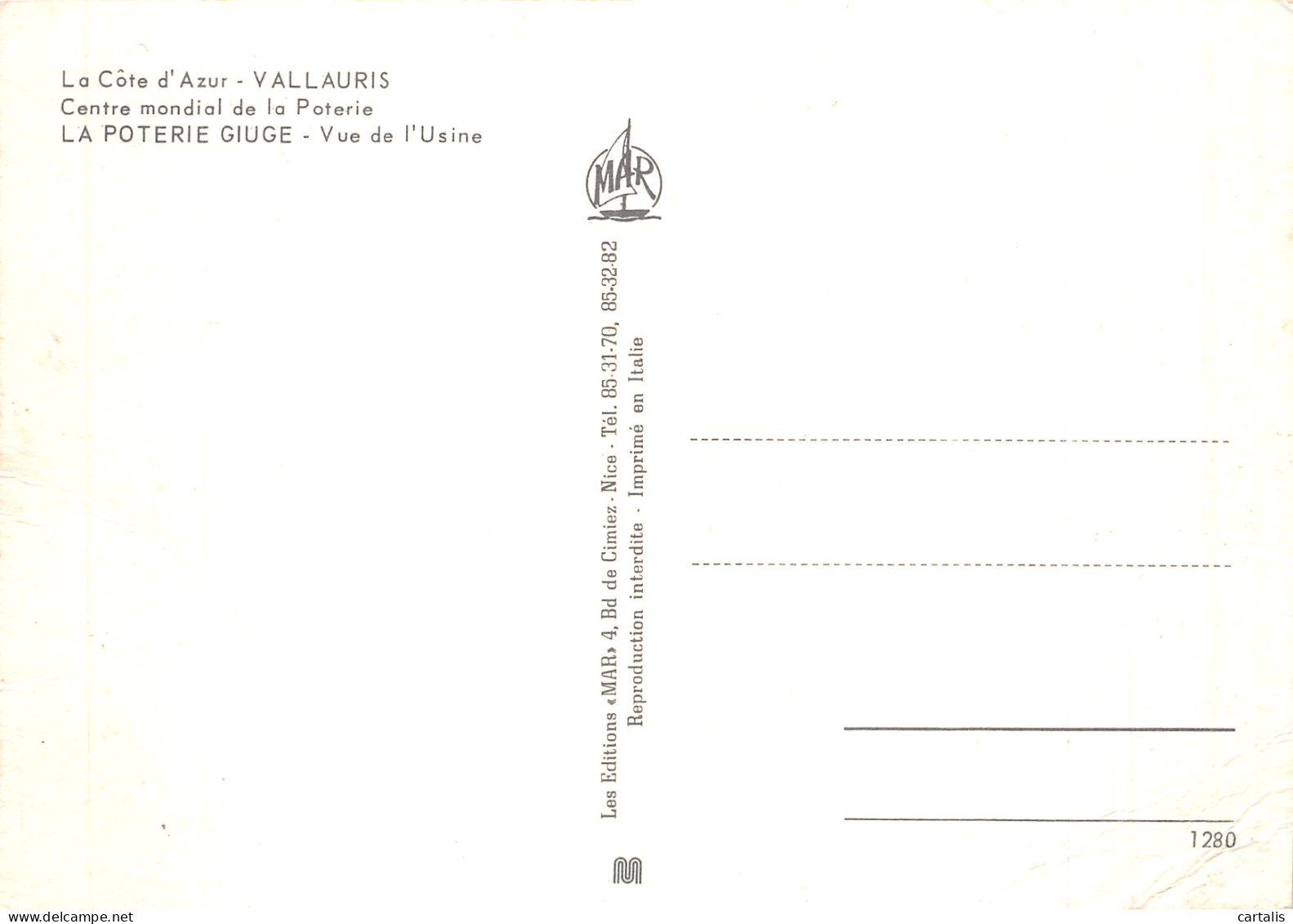 06-VALLAURIS-N° 4454-B/0215 - Vallauris