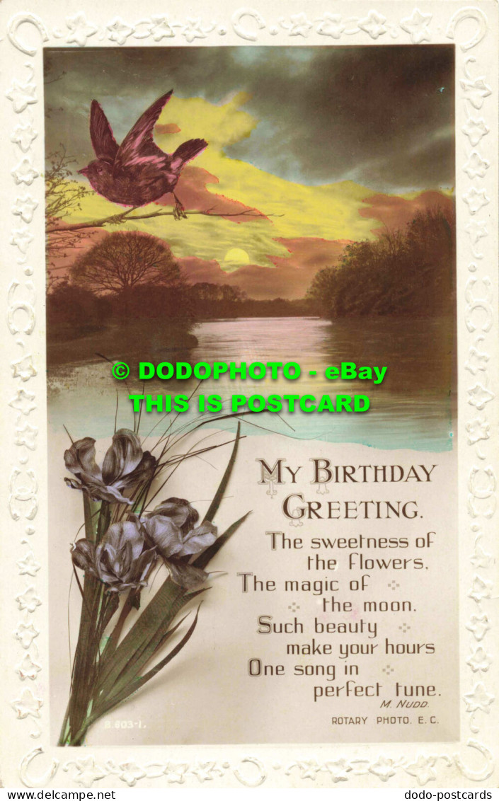 R558922 My Birthday Greeting. The Sweetness Of The Flowers. Rotary Photo. Rajar - Monde