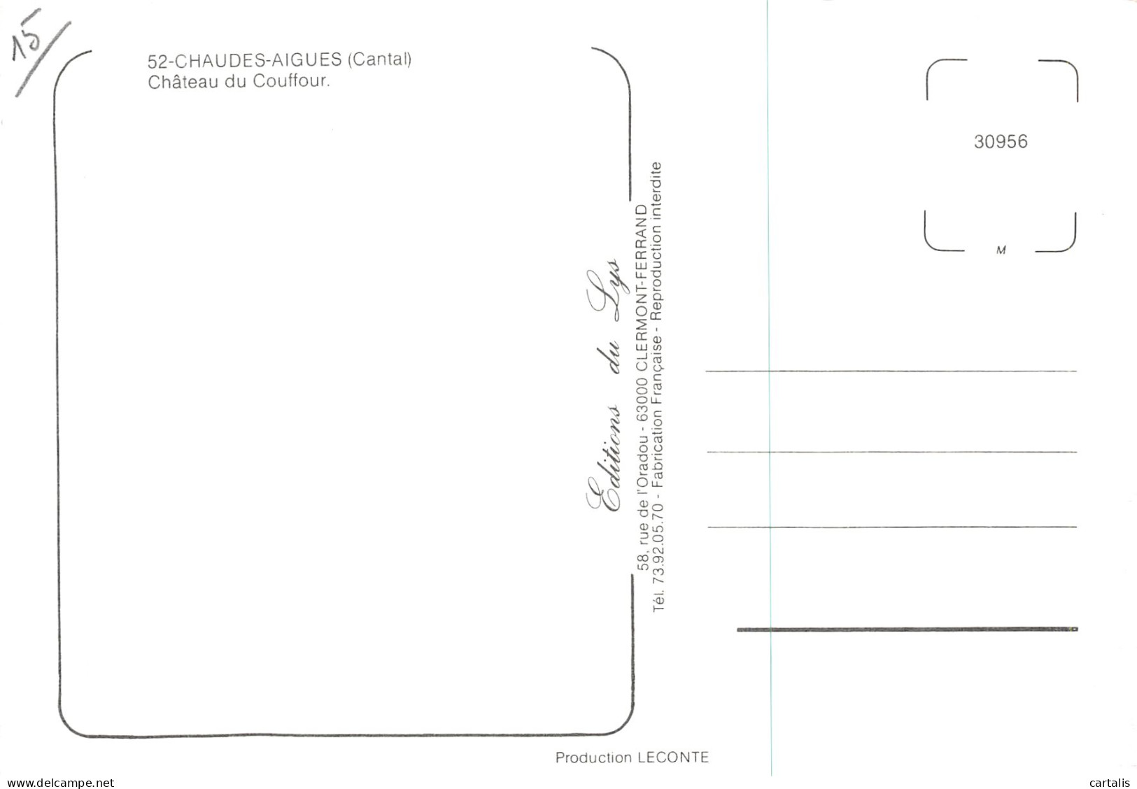 15-CHAUDES AIGUES-N° 4454-A/0299 - Other & Unclassified