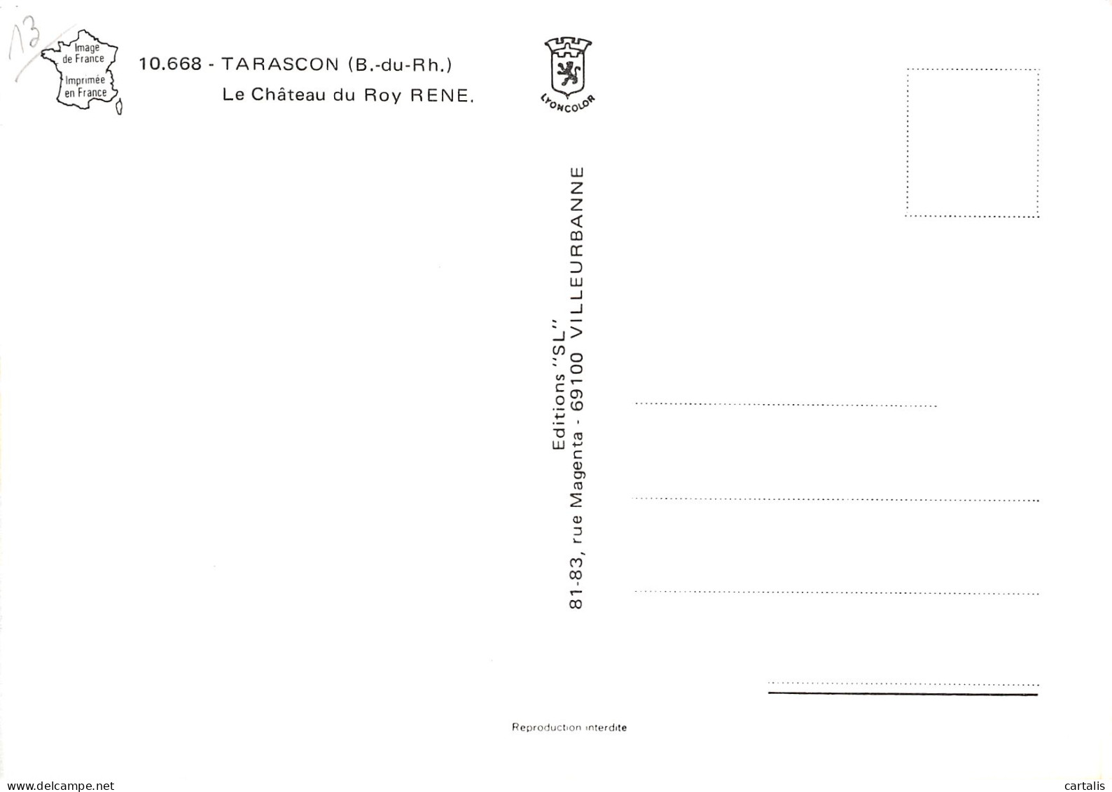 13-TARASCON-N° 4454-A/0261 - Tarascon