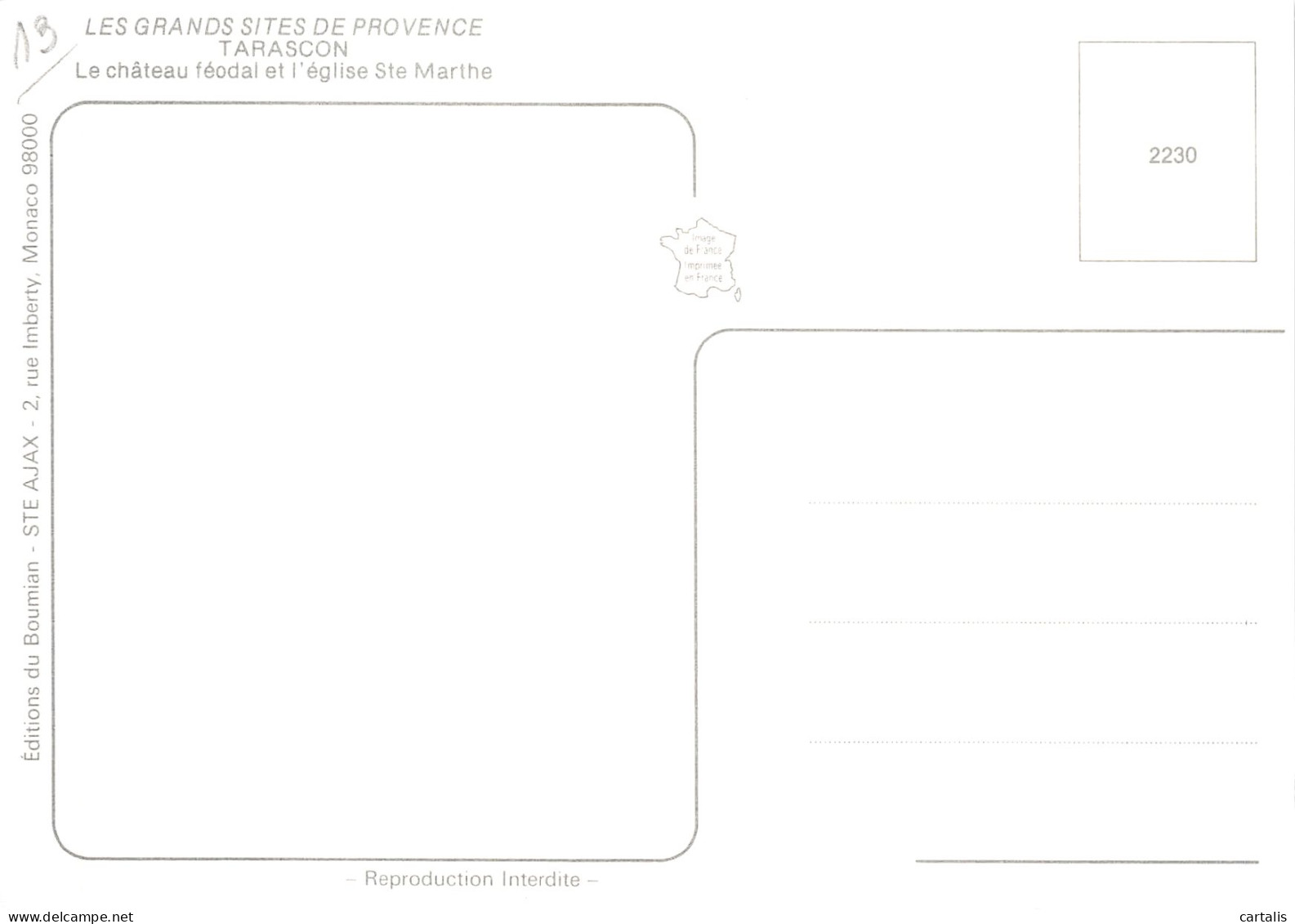 13-TARASCON-N° 4454-A/0233 - Tarascon