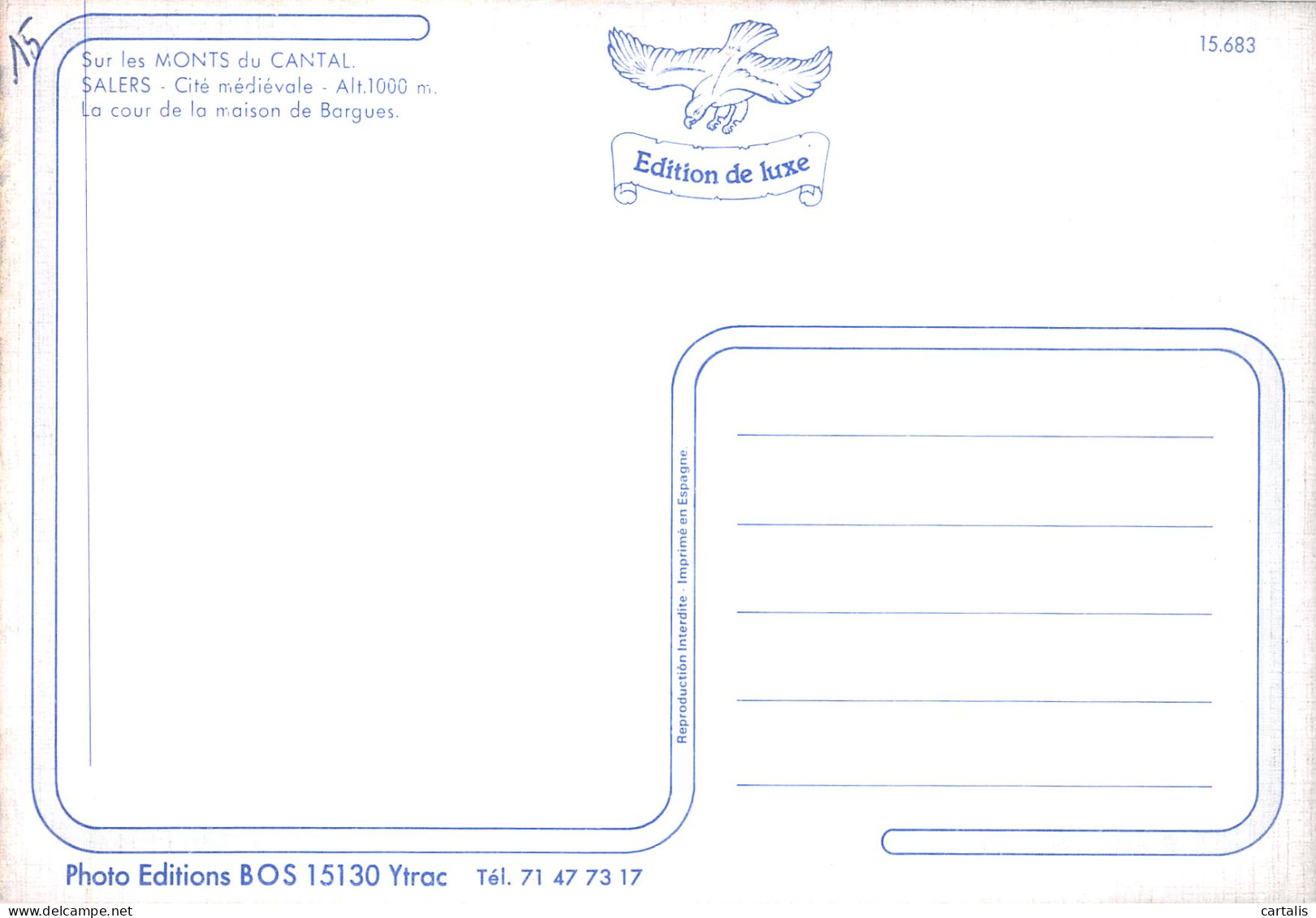 15-SALERS-N° 4454-A/0081 - Other & Unclassified