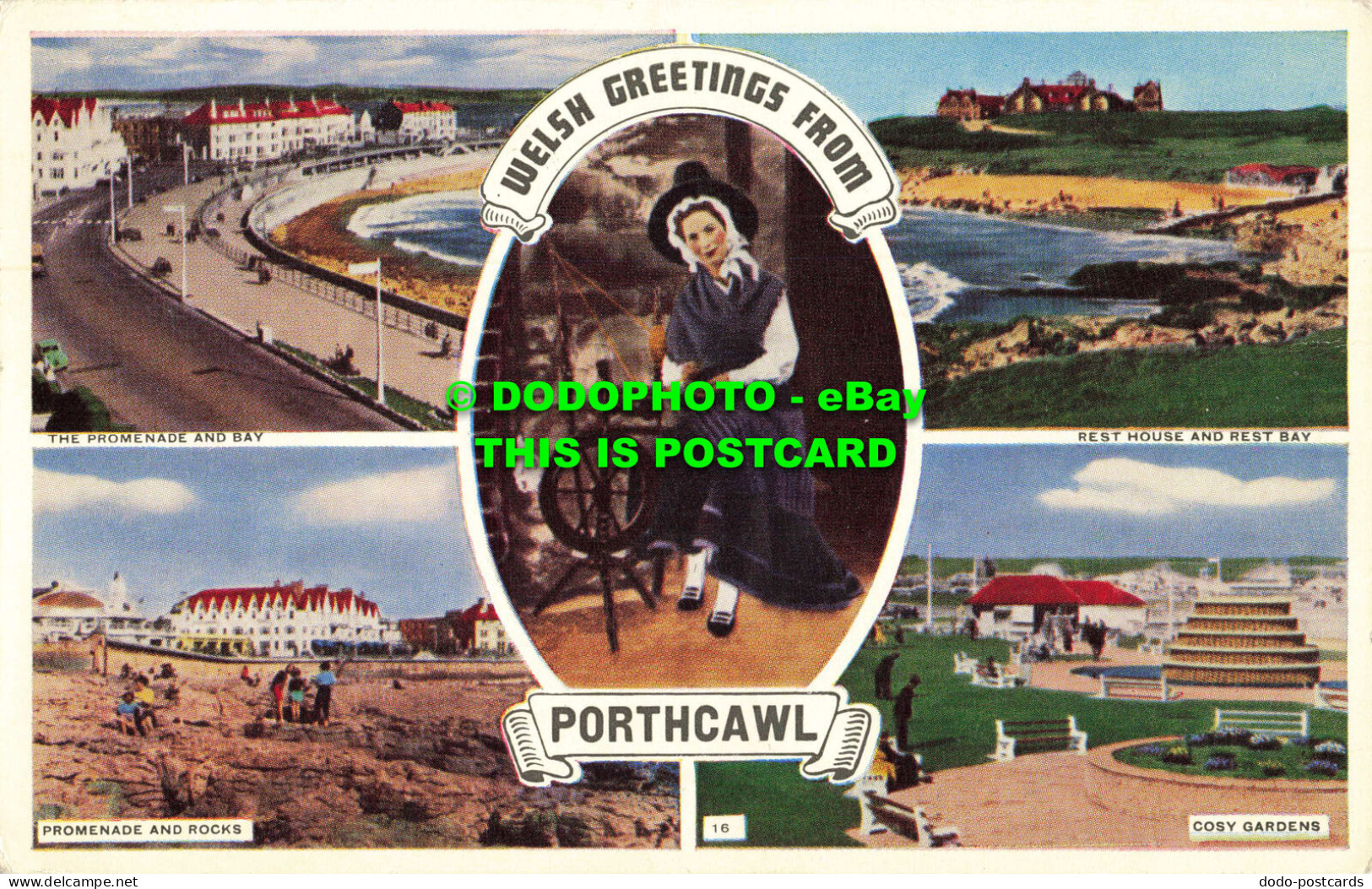R558241 Welsh Greetings From Porthcawl. 16. 1957. Multi View - Monde